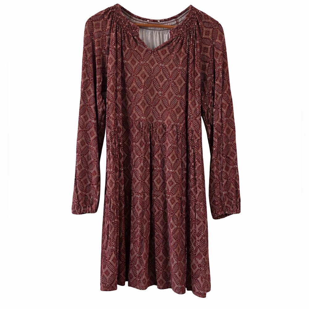Long Sleeve Smocked Dress-Brand unknown Womens sz L